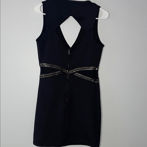 Windsor Chic Black Dress with Gold Detailing - Picture 3 of 4